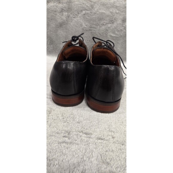Florsheim Postino Cap Toe Oxford Mens 10D Black Leather Dress Shoes Lace Up EUC main image 11